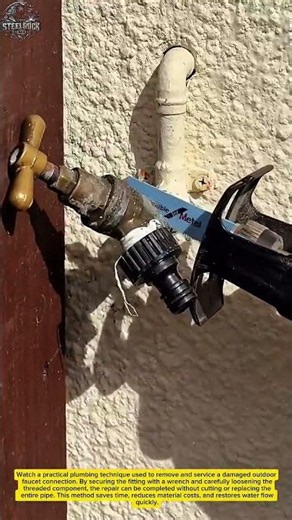 Easy Outdoor Faucet Repair Without Replacing the Pipe