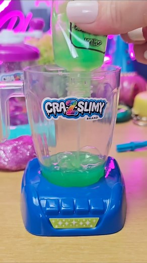 Craz Slimy Crazy Blendz DIY Slime Making Mixer #slime #diyslime #crazart | ASMR Playroom