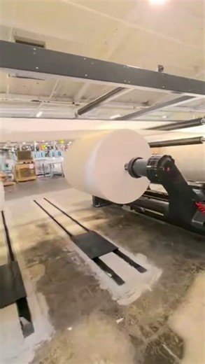 CHM-1700 8 rolls paper sheeter machine in USA cut 28gsm baking paper, Hamburger paper #machine