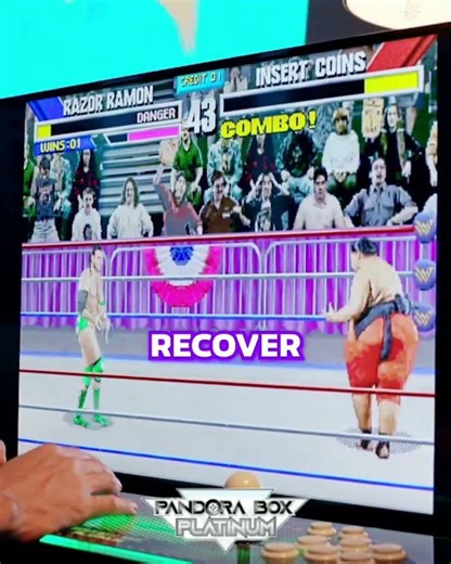 Wrestlemania: Devastating Wrestling Moves on Pandora Box #shorts