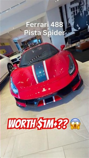 Ferrari 488 Pista Spider 🔥 #488pistaspider #ferrari #shorts
