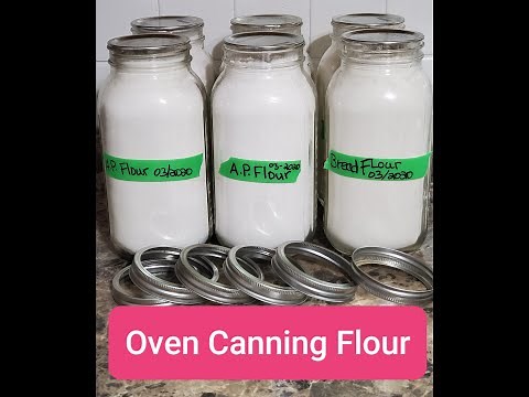 Oven Canning Flour