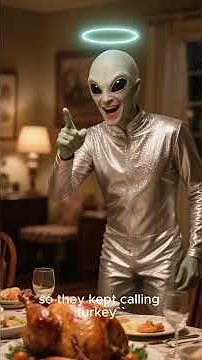 Saturn Aliens Celebrate Thanksgiving in NYC