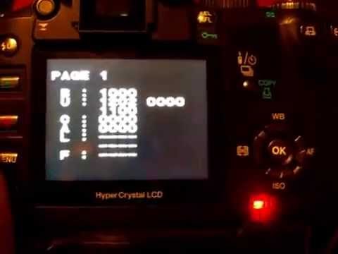 How to set the Olympus E500 to ISO 3200