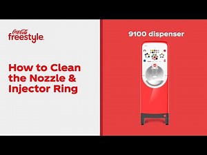 Coca-Cola Freestyle 9100 Dispenser — How to Clean the Nozzle & Injector Ring