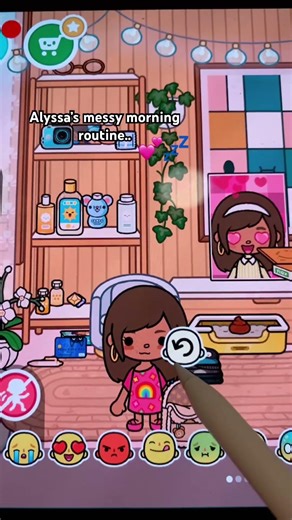 Alyssas messy morning routine💕 #tocaboca #vecna #fyp