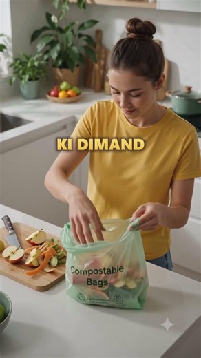 Why everyone is switching to compostable bags #greenbusiness #startup