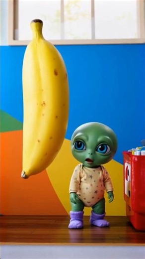 Alien Baby First Time on Earth 😱 ll Cute Alien Baby Confused 😂👽 ll #shorts #cartoon #viral
