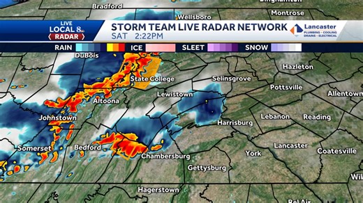 64K views · 173 reactions | Radar update:Watching a strong to severe line of t'storms develop over west-central PA. Areas west, northwest of I-81 could get clipped by this line late this afternoon through early this evening. Threats: damaging winds, heavy rain, hail. Track on radar: https://tinyurl.com/4nwcvj7c | WGAL News 8 Storm Team | Facebook