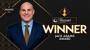 Tocchet wins Jack Adams Award as coach of year