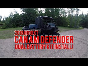 2018 Defender HD10 XT Gets a Dual Battery Kit!