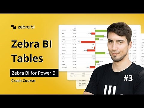 Power BI How To: Start working with Zebra BI Tables | Zebra BI Crash Course (Step 3)