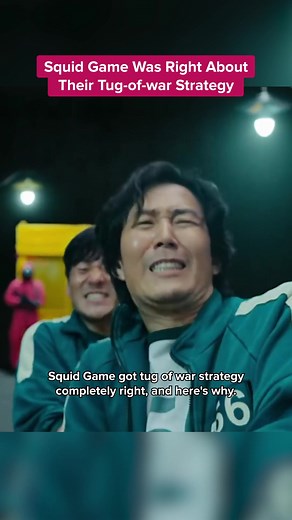 Next time you play tug-of-war you will definitely win with this strategy 🪢 #physics #squidgame #edutok #friction #science