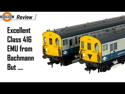 Review: Bachmann 31-380 Class 416 2-EPB 2 Car EMU Set No. 6262 in BR Blue & Grey with NSE branding