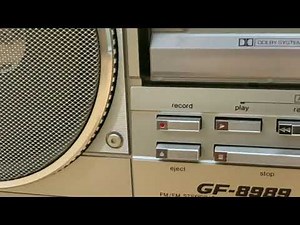 Sharp GF-8989H Stereo Radio Cassette Recorder 4 (Boombox / Ghetto Blaster) ~ Pulickan, Vallakkunnu