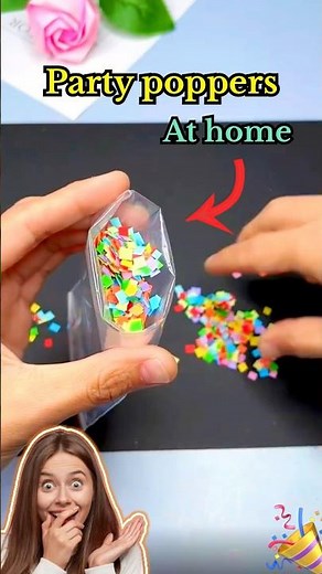 how to make party popper🎉Kaise banaen I party popper making ideas paper se party paper banaen#craft