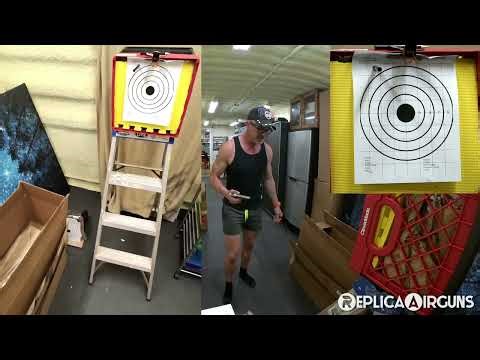 Alias Gem Mini CO2 Pistol Field Test Shooting Video Rocket Barrel