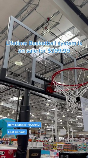 Lifetime Basketball system is on sale for $399.99#lifetime #basketball #costcosecretdeals