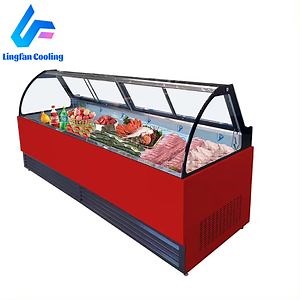 [Hot Item] Meat Display Chiller Commercial Cooler Display Freezers & Fridges Refrigerator