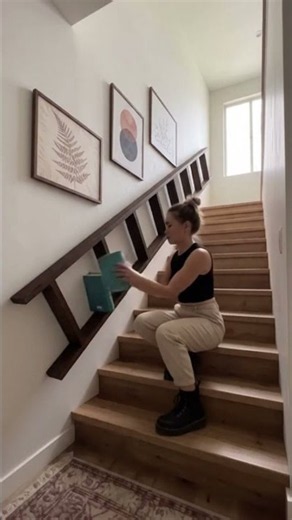 😱 She Turned a Staircase Into a BEAUTIFUL Bookshelf! 📚✨