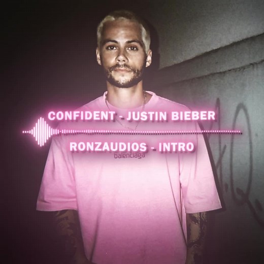 Confident by Justin Bieber: Edit Audio Sped Up