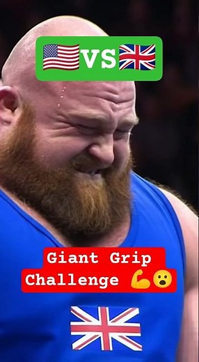 UK vs USA Strongman Grip Test 💪 | Giants Showdown | Epic Wins & Fails #Strongman #GripTest #UKvsUSA
