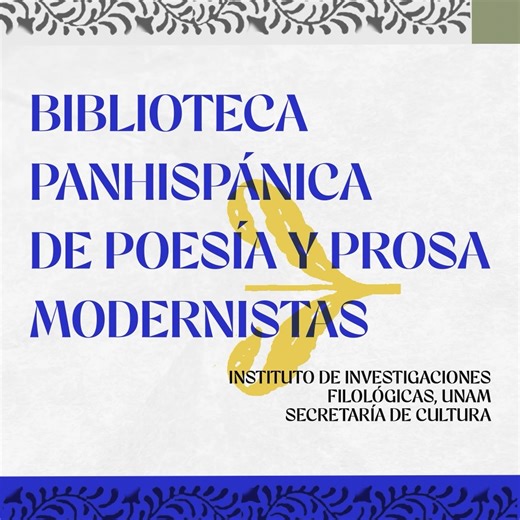 🗣️ ¿Cómo se lee hoy la poesía modernista en México? ¿Qué pactos nuevos podemos hacer con esos textos? César Cañedo abre la conversación en esta entrevista que es antesala del 𝘾𝙤𝙡𝙤𝙦𝙪𝙞𝙤 𝙄𝙣𝙩𝙚𝙧𝙣𝙖𝙘𝙞𝙤𝙣𝙖𝙡 𝙋𝙤𝙚𝙨𝙞́𝙖 𝙈𝙤𝙙𝙚𝙧𝙣𝙞𝙨𝙩𝙖 𝙚𝙣 𝙈𝙚́𝙭𝙞𝙘𝙤 que se realizará del 24 al 26 de septiembre en el Aula Magna del IIFL. 📽 Ve la entrevista completa aquí ➡ https://cutt.ly/FrBijyDK Conoce todos los detalles del coloquio en la página Poesía y Prosa Modernistas | Instituto de 