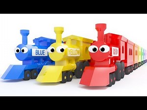 Learning Colors with Color Train for Kids Children Toddlers