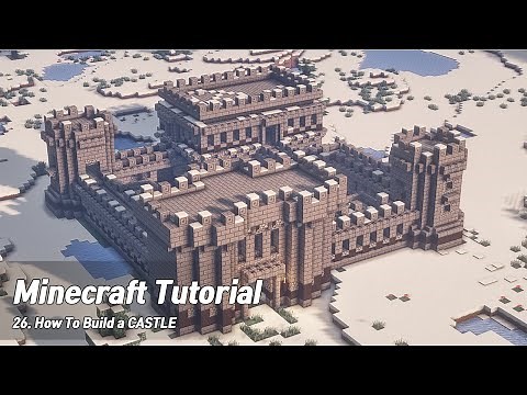 Minecraft tutorial: How to build a Stone Brick Castle [quick tutorial]