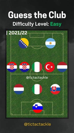 tictactackle on Instagram: "Guess the club . . #tikitakatoe #tictactackle #tictactoe #football #game guesstheclub . . Difficulty Level"
