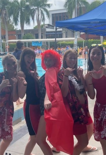 Seniors splashing on out #2026 #seniors #graduation #poolparty #fyp