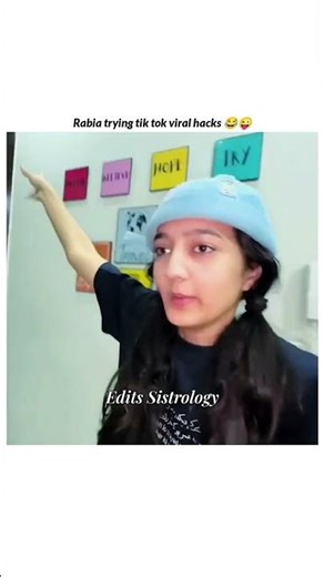 Rabia trying tik tok viral hacks 😂😜 #Sisters #Edits sistrology