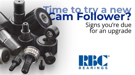 RBC Bearings on Instagram: "Is it time to try a new Cam Follower? ❌Flat spots, ❌visible damage, and ❌interrupted rotation mean it's time for an upgrade. For your next Cam Follower, choose one that's made to last. Did you know RBC Bearings Cam Followers are manufactured right here in North America? Hit the link in our bio to learn more about our available products! #RBCBearings #SmootherFasterLonger #CamFollower #Manufacturing"