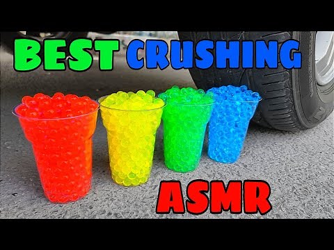 Crushing Crunchy & Soft Things by Car Compilation 2023! Car vs Jelly, Slime, Toys ASMR