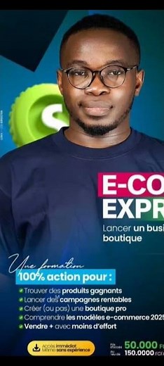 Formation E-commerce complète en étant débutant🔥🔥🔥🔥