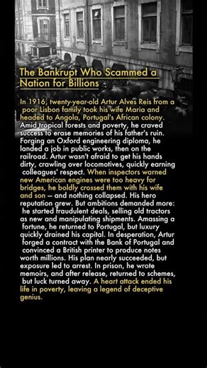 💰 The Bankrupt Who Scammed a Nation for Billions 🔥