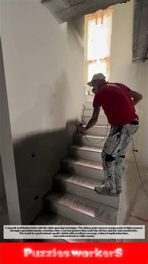 Perfect Paint Spraying Technique! Flawless Wall Finish in Minutes 🎨
