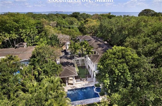 Tucked away on a gated 20,000 SF lot in Northeast Coconut Grove, this extraordinary 8,881 SF estate puts you just minutes from Brickell, the Design District, and MIA—right in the heart of everything Miami has to offer 🌴✨ With 6 bedrooms and 6.5 baths, this home strikes the perfect balance between luxury and livability. Think soaring volume ceilings, sun-filled interiors, a show-stopping chef’s kitchen with an oversized island, top-tier appliances, quartz countertops, and custom cabinetry—made f