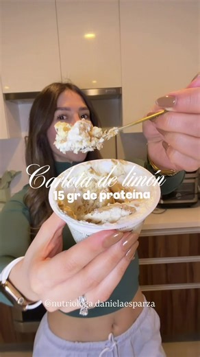 Carlota de limón: Una colación deliciosa y saludable