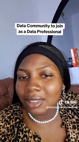 If you know of any other good Data/tech communities, please let us know in the comments. Thank you💕 #blessedsarahomolola #dataanalysis #dataanalyst #dataanalytics #datacommunity #techtok #techgirl #techcommunity #python #excel
