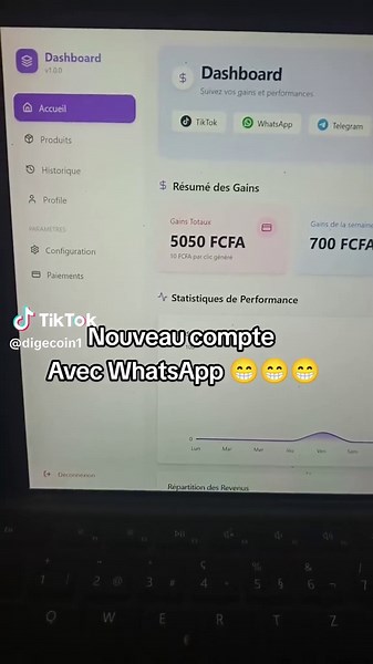 Créer un nouveau compte WhatsApp sur TikTok