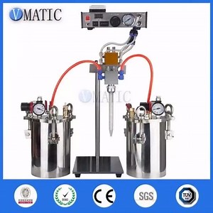 Automatic Glue Dispenser Stainless Steel 2L Pressure Tank + Double Action Two Cylinder Pneumatic Dispensing Valve + Dispensing Controller FedEx Or Ups Delivery