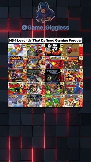Ultimate Nintendo 64 Nostalgia#N64 #Nintendo64 #GamingNostalgia #RetroGaming #ClassicGames
