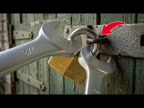 Open ANY Lock without a key in a flash! Half The World Will Be Shocked | Inventor Clever