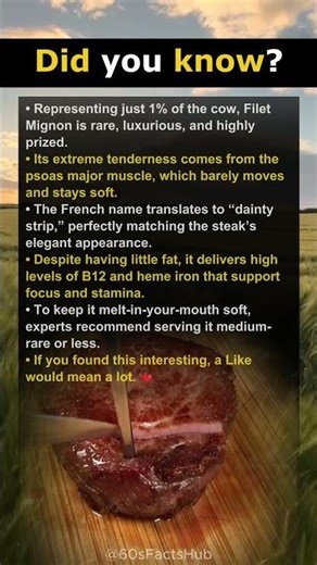 Why Filet Mignon Is the Most Tender Steak