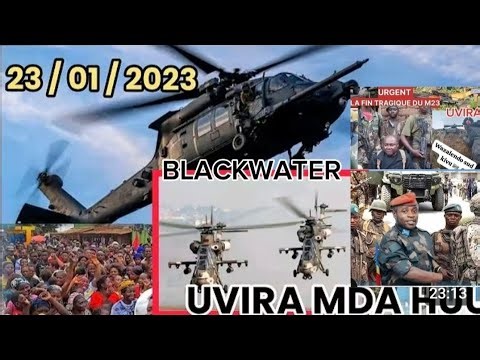 🔥23.01.26 DIRECT UVIRA GÉNÉRAL MUZALENDO MAKANAKI Et NGOMA NZITO À UVIRA , BLACK WATER SUR PLACE