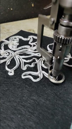 Cornely LG3 Chainstitch Embroidery Machine with 8mm Silk Ribbon