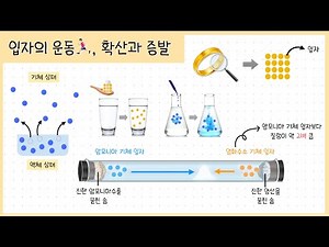 [중① 6단원] 1강. 물질을 이루는 입자🔍⎥입자의 운동🏃🏻‍♂️⎥확산과 증발