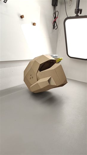 All these helmets are made out of corrugated cardboard boxes. Which one is your favourite? | KRAF Studio