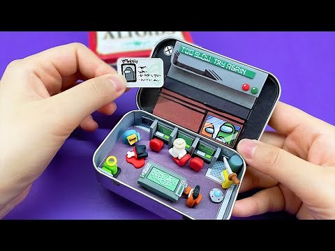 Making AMONG US Admin in ALTOIDS | Clay DIY 🖥️